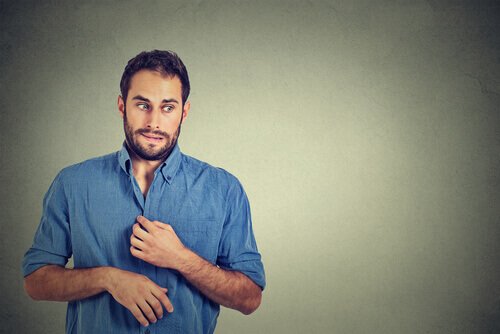 man with an expression of anxiety