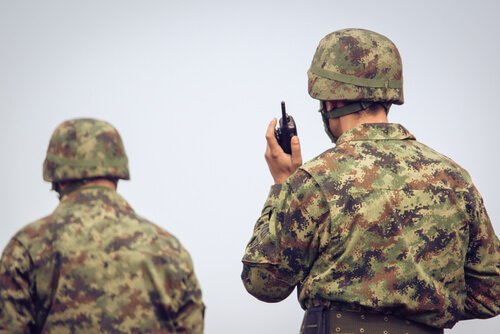 Two soldiers.