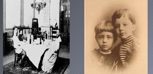 The wolf man as a child.