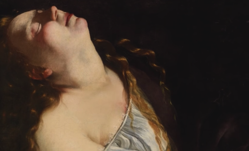 A painting by Artemisia Gentileschi.