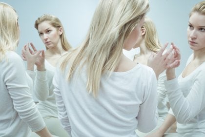 A woman and her self-aspects.