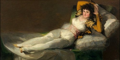 The clothed Maja by Francisco de Goya.