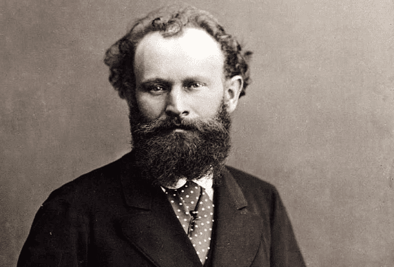 A portrait of Édouard Manet looking at the camera.