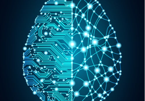 An electronic brain from above.