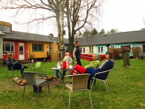 A cohousing community.