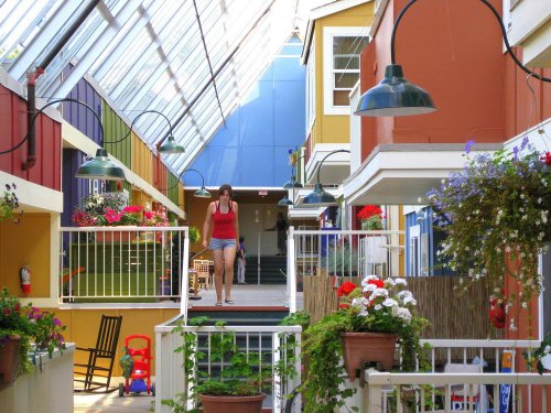 A cohousing community in Canada.