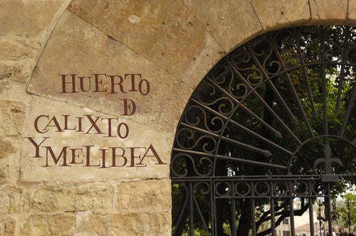 The door to the orchard of Calisto and Melibea.