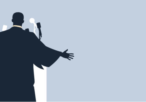 An abstract image of Martin Luther King Jr.