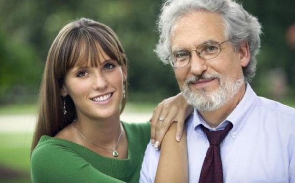 A couple with an age gap.