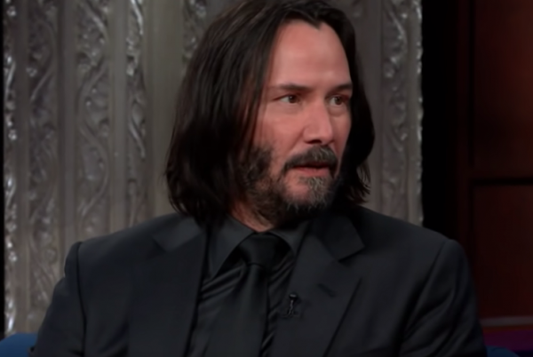 Keanu Reeves at an interview.