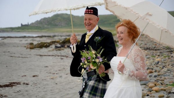 A Scottish wedding.