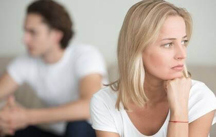 Two people in a difficult relationship.