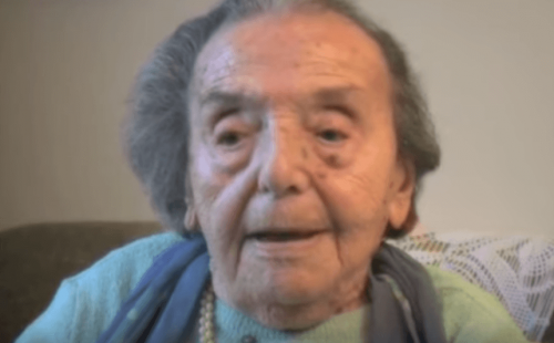 A photo of Alice Herz-Sommer.