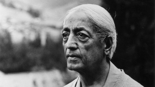 Jiddu Krishnamurti in his last days.