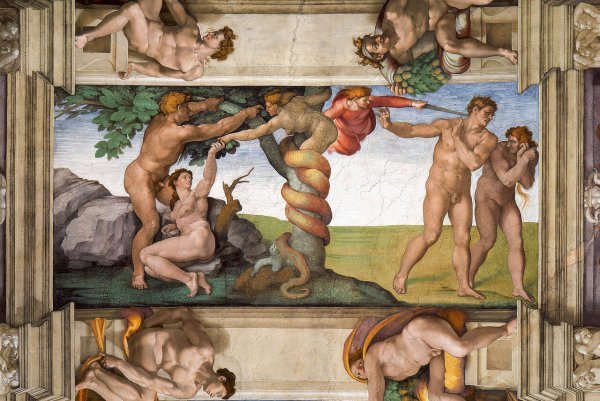 A Michelangelo painting.