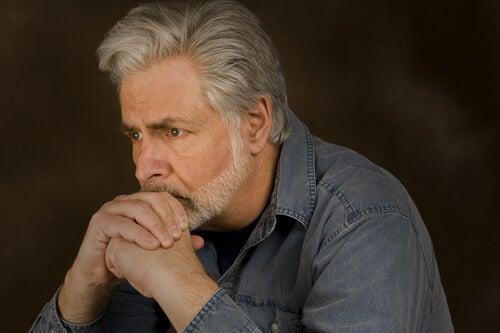 A concerned man.