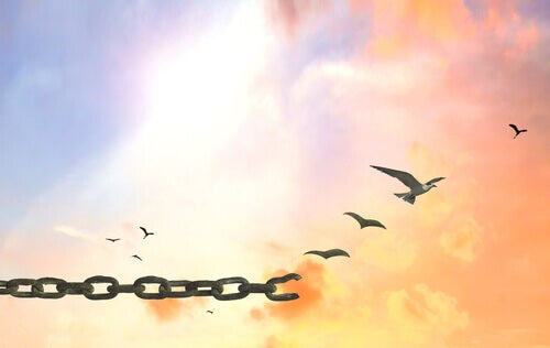 An abstract image of freedom of expression.