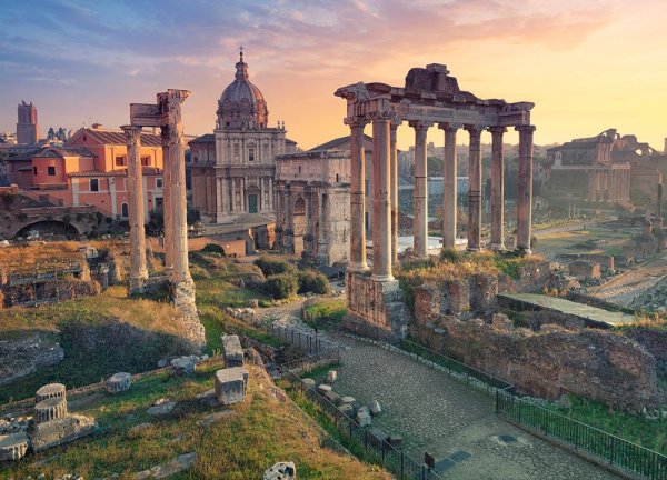 A view of Rome.