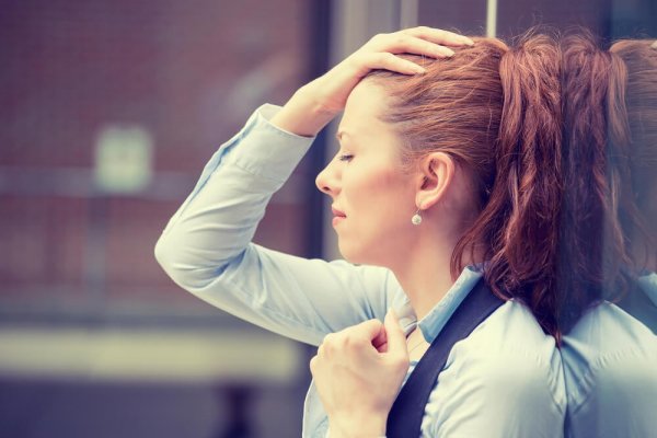 A woman frustrated with being too modest.