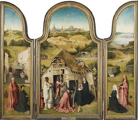 The painting Adoration of the Magi.
