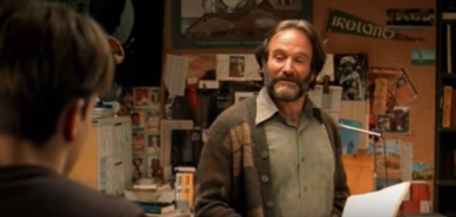 Psychology and cinema - a scene from a movie.