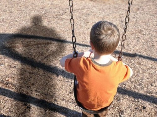A boy who's possibly experiencing violence as a child.