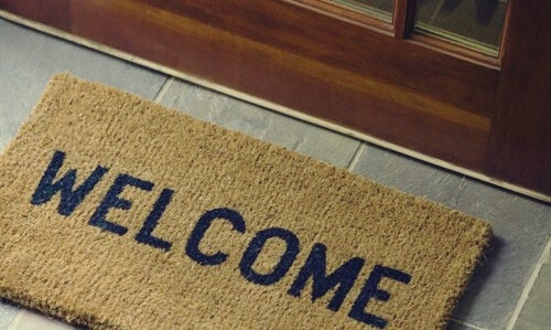 A welcome doormat.