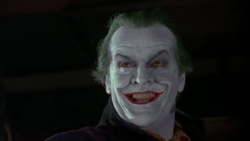 Jack Nicholson as The Joker.