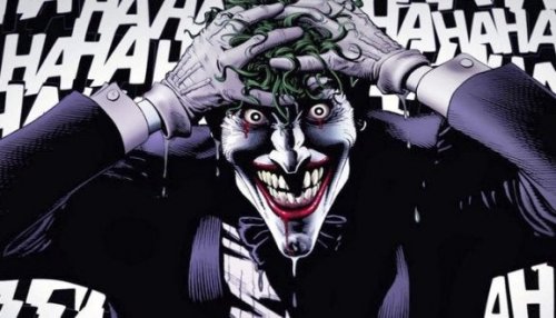The Joker going mad.