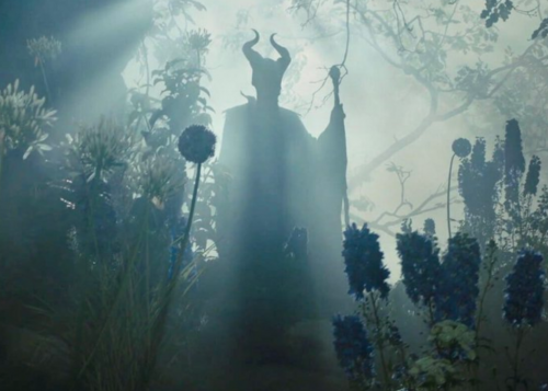 Maleficent in the background.