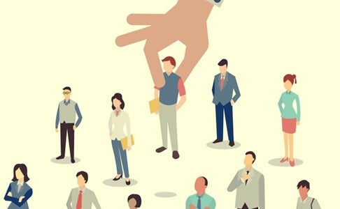 Choosing a worker.
