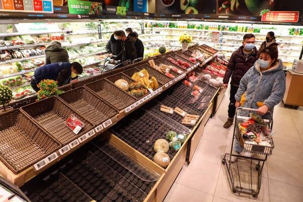 Coronavirus panic buying.