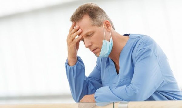 A tired doctor who needs psychological support.