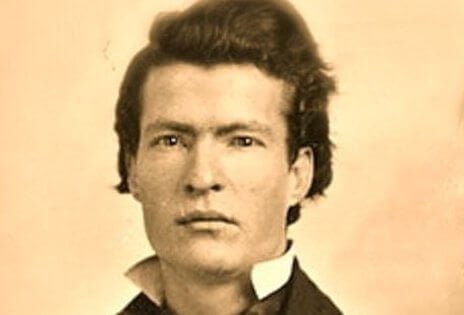 A photograph of young Mark Twain.