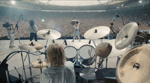 A shot of a concert.