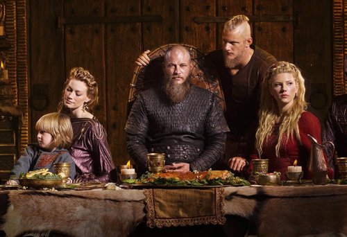 A viking family.