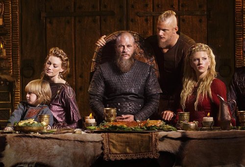 En vikingfamilie.