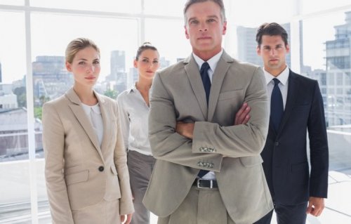 People in a corporation.