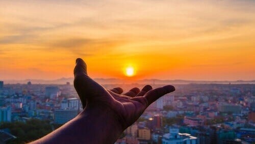 A sunset.