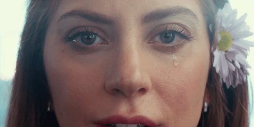 A woman crying.