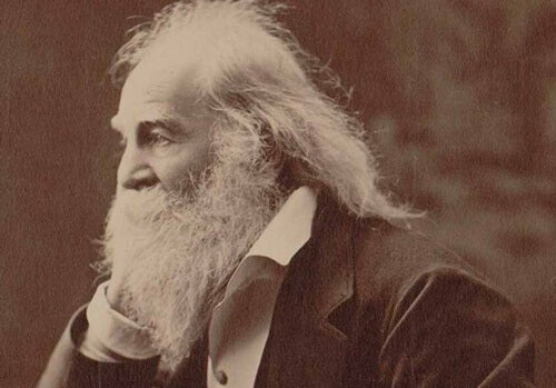 Walt Whitman at an older age.