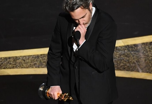 Joaquin Phoenix's speech at the Oscars.