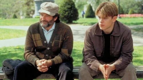 A scene with Robin Williams and Matt Damon.