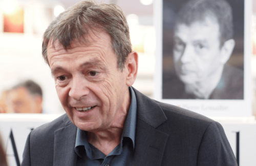 Pierre Lemaitre talking.