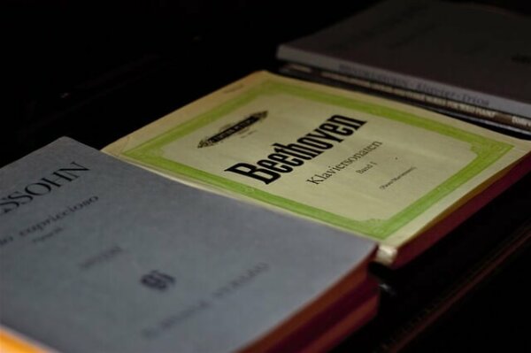 A book of Beethoven's music.