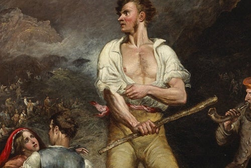 Lord Byron in Greece.