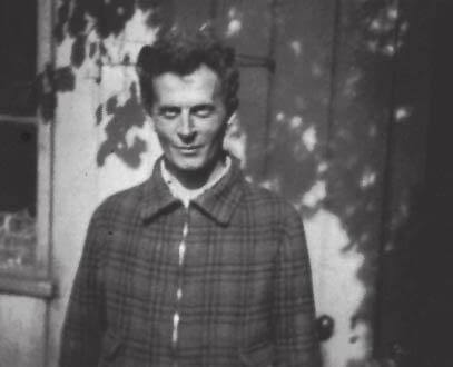 Ludwig Wittgenstein outside.