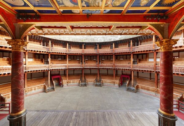 The Globe theater.