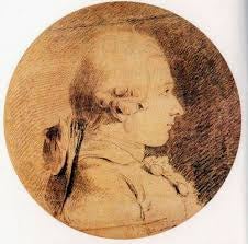 A drawing of Marques de Sade.