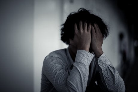 A sad and worried man.